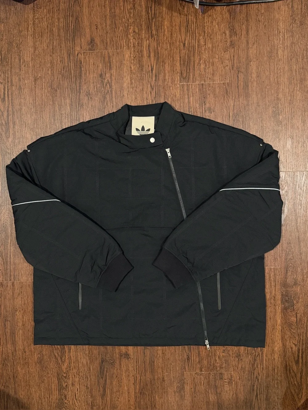 Adidas OG LA Motor Ave Racer Jacket Black Reflective unisex Size XL JX6152 $330